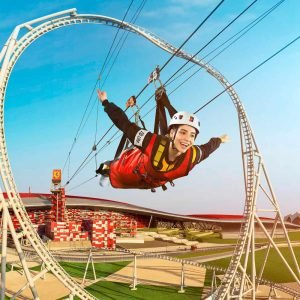 Yas Island Theme Park Tickets – All Parks Combo (Ferrari World, Yas Waterworld, Warner Bros & SeaWorld)